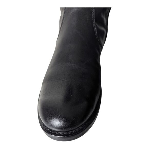 ECCO Hobart Tall Black Leather Riding Boot Size 38 - Picture 10 of 10
